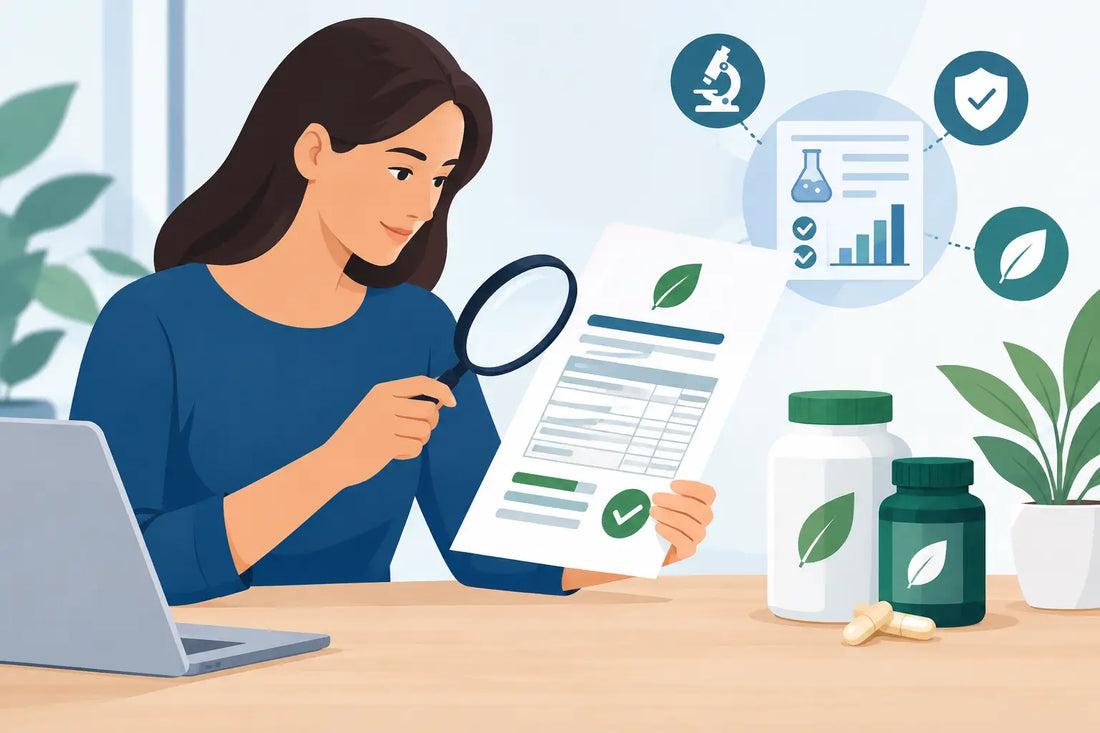 How to Read Certificate of Analysis Supplements
