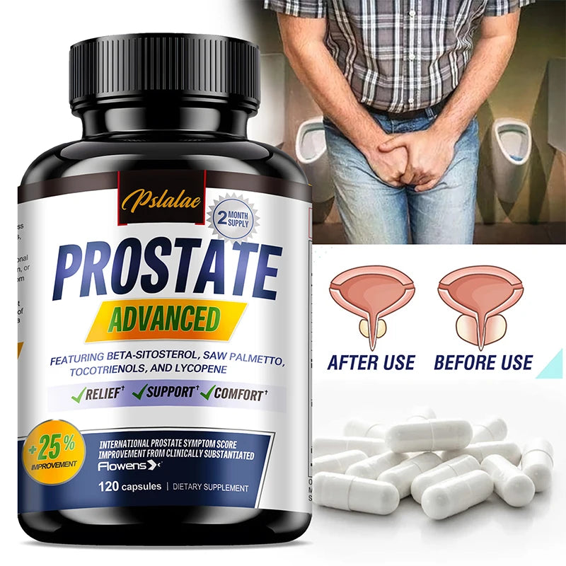 Prostate Supplement - Relieve Bladder & Urination Problems, Improves Immunity, Supports Prostate and Urinary Tract Health