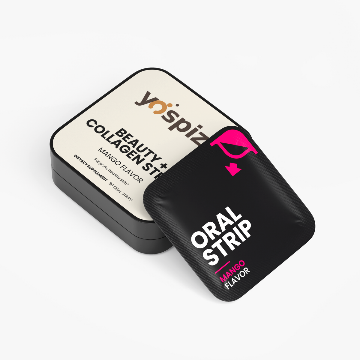 Beauty + Collagen Oral Strips — Mango