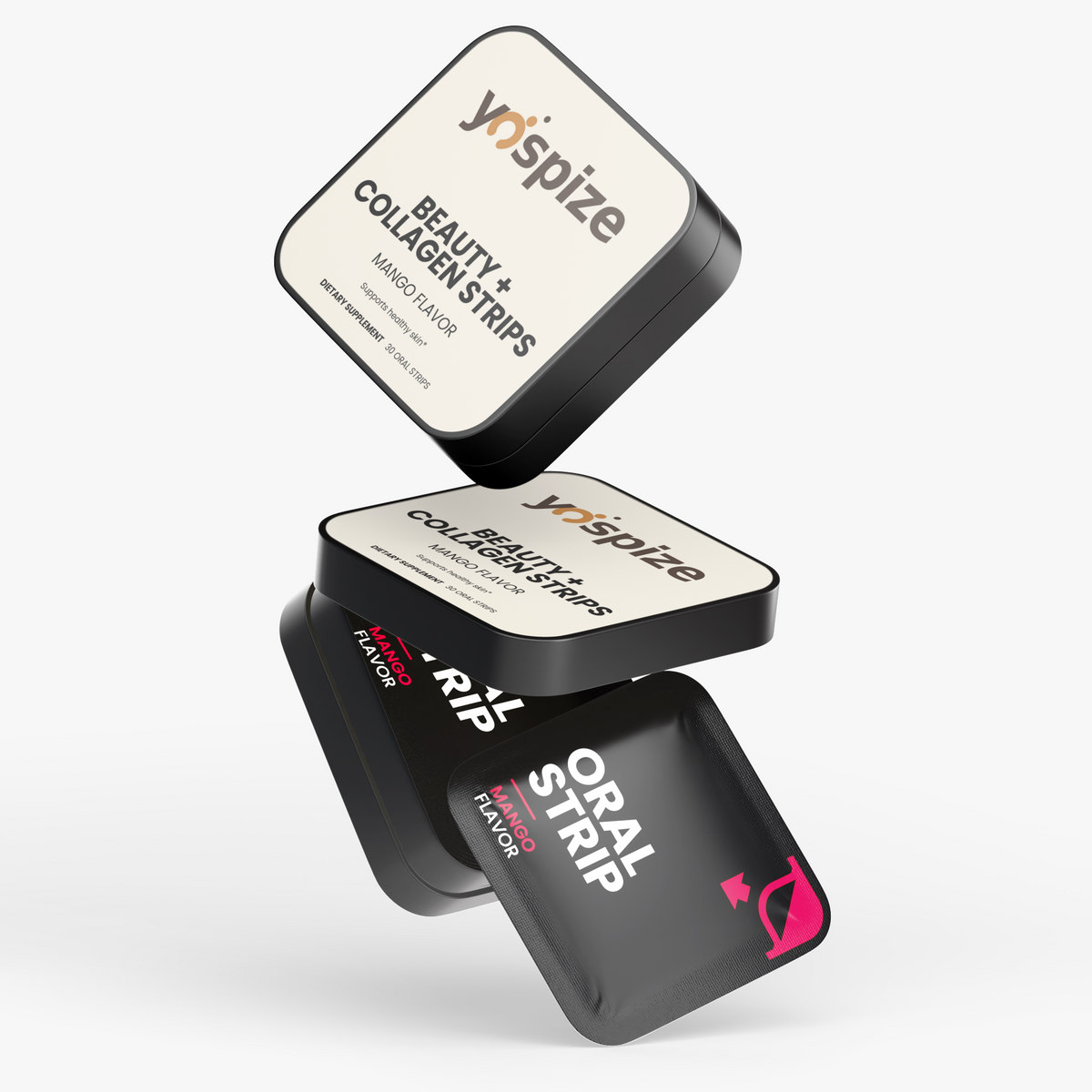 Beauty + Collagen Oral Strips — Mango