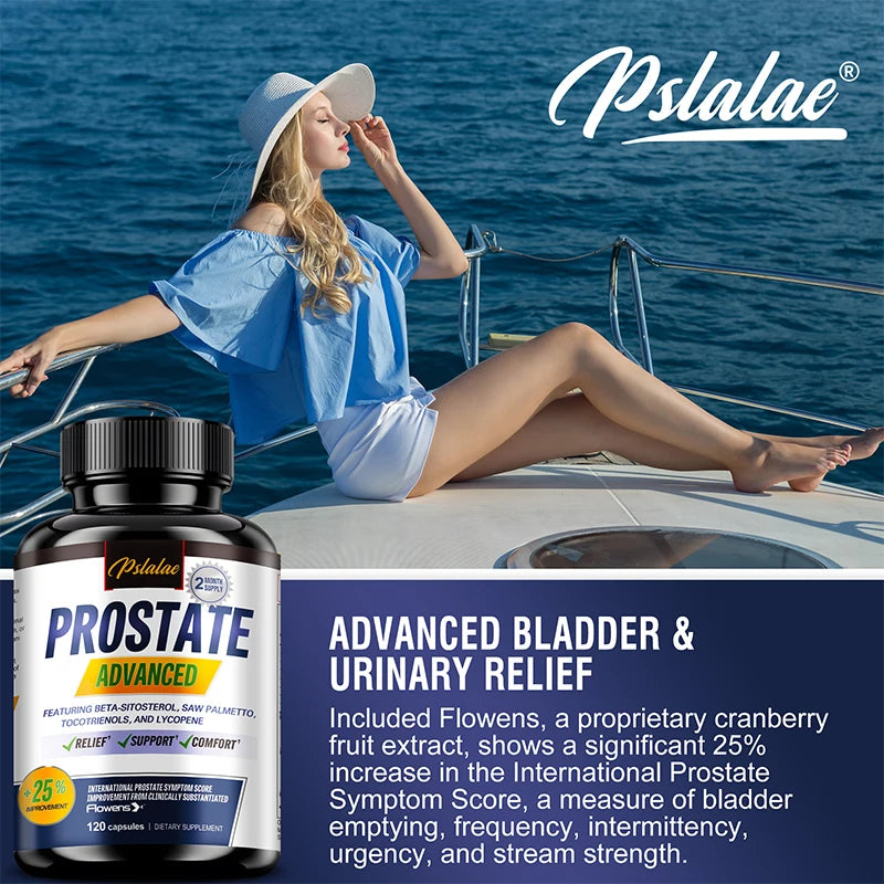 Prostate Supplement - Relieve Bladder & Urination Problems, Improves Immunity, Supports Prostate and Urinary Tract Health