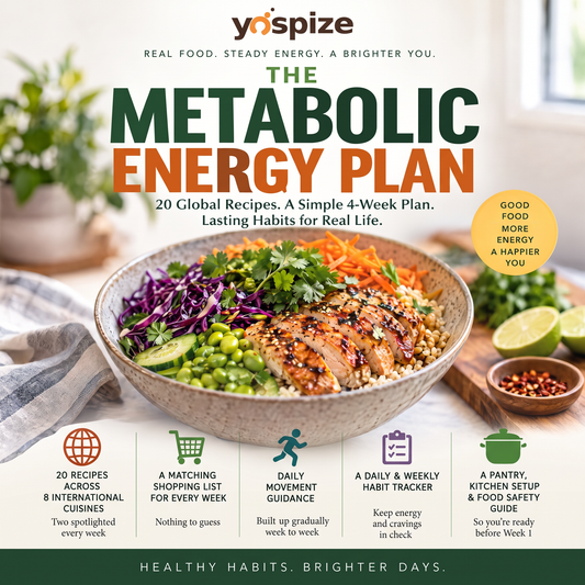 The Metabolic Energy Plan, 4-Week Meal Prep & Wellness Guide